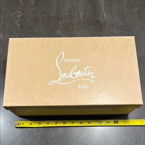 Christian Louboutin Shoe Box - Neutral - 13.75”w x 7.74”d x 5”t